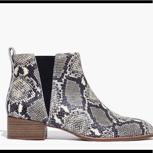 Madewell ankle snake print boots - Picture 7 of 7